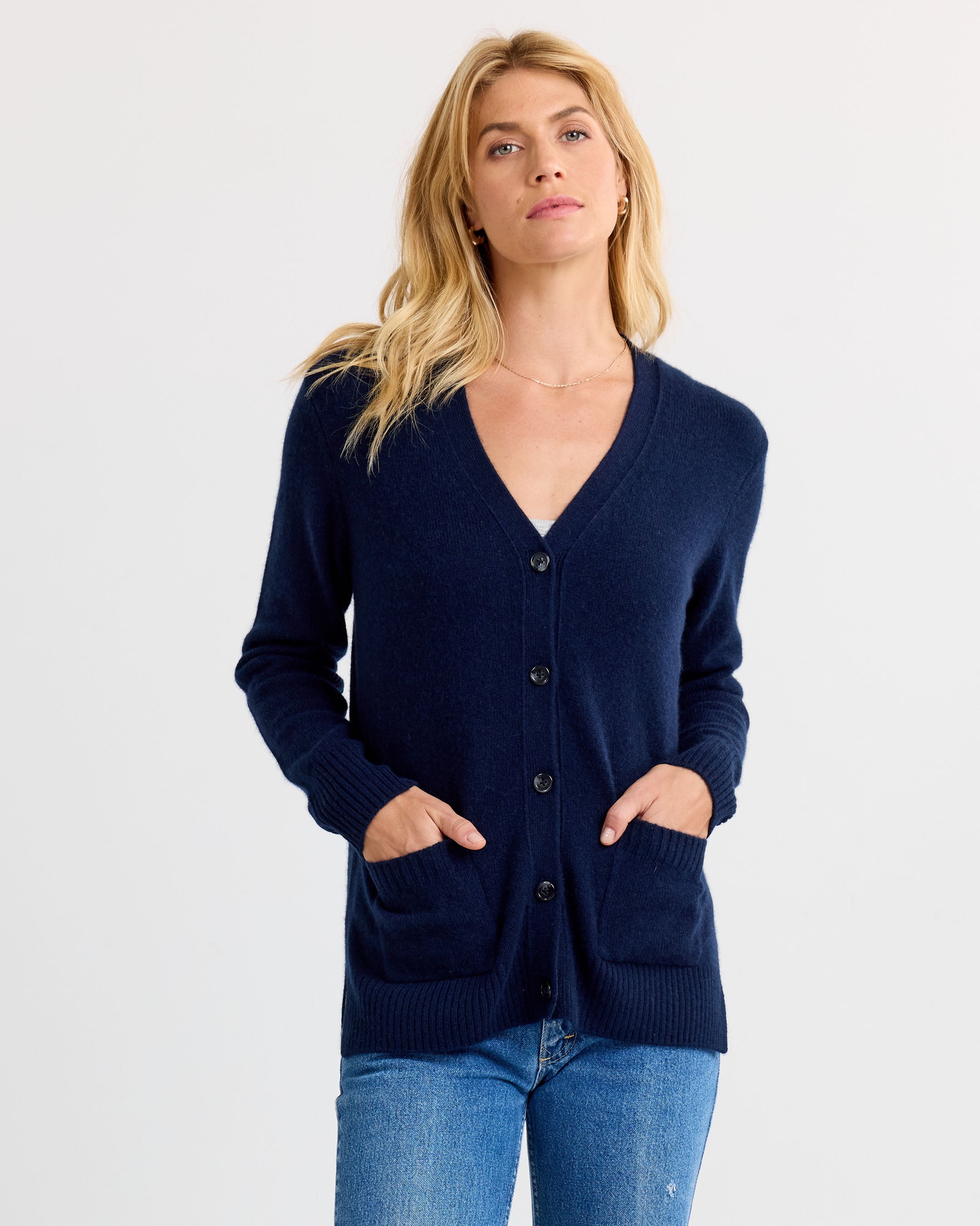 Cashmere Boyfriend Cardigan