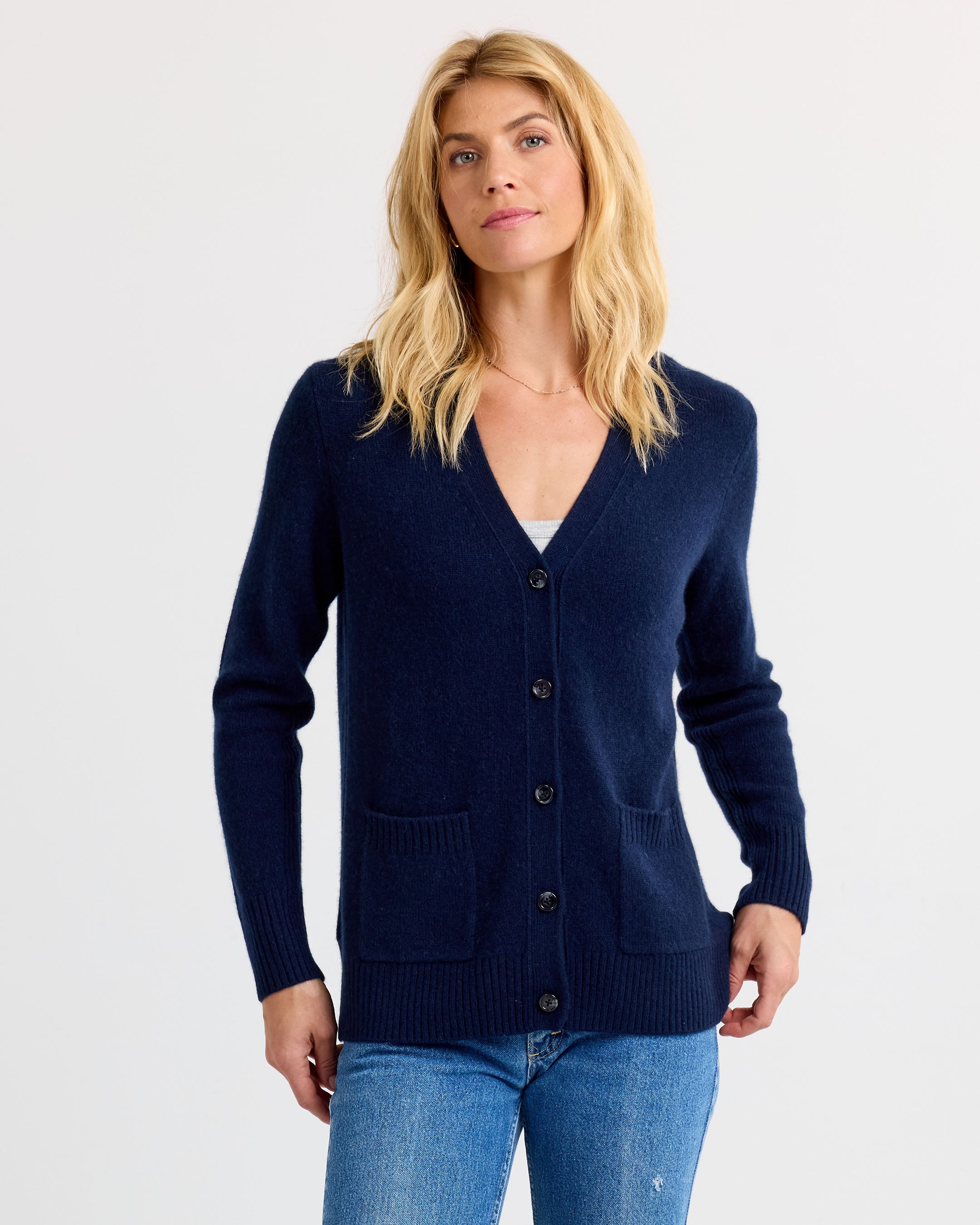 Cashmere Boyfriend Cardigan