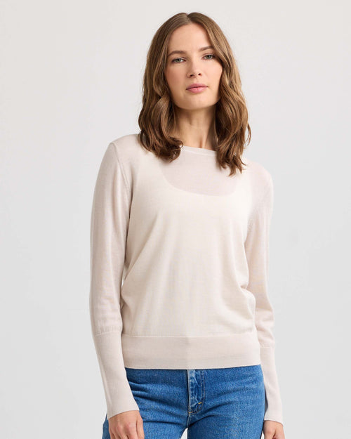Worsted Cashmere Long Sleeve Tee