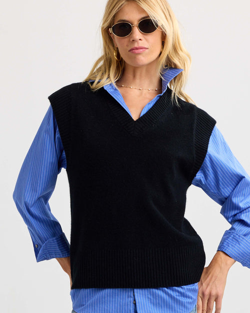 Cashmere V-Neck Vest
