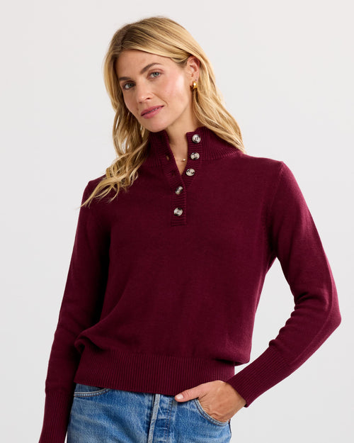 Cotton Henley Pullover