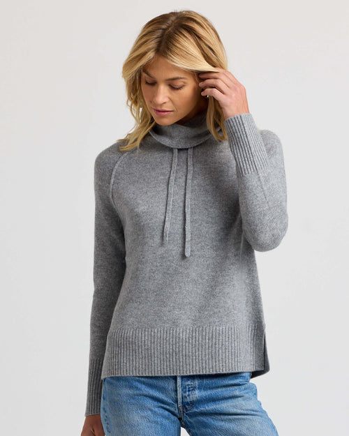 Cashmere Drawstring Funnel