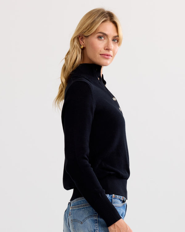 Cotton Henley Pullover