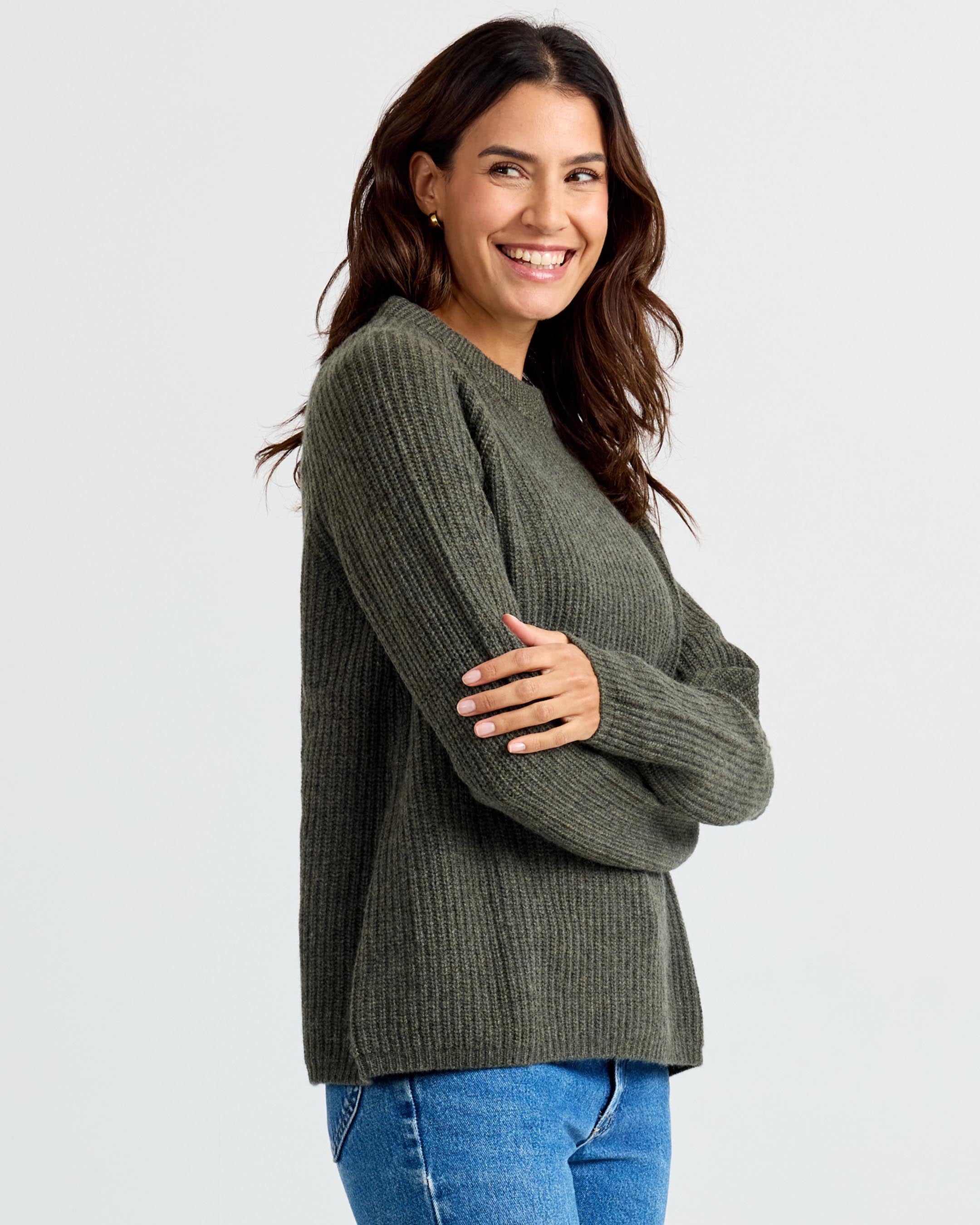 Cashmere Fisherman Crew