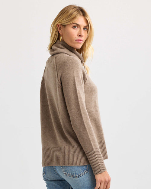 Cashmere Drawstring Funnel
