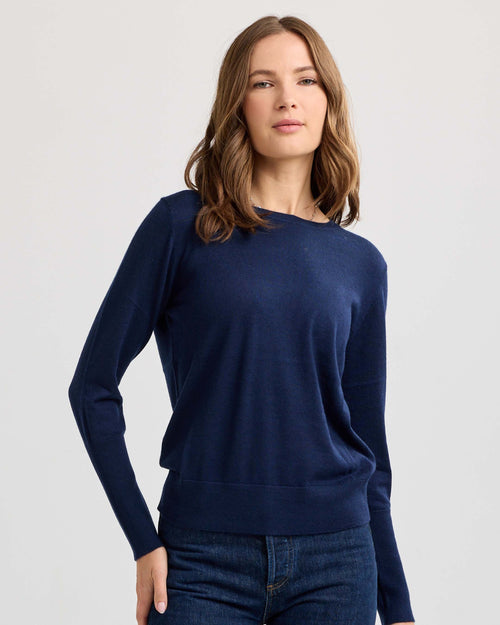 Worsted Cashmere Long Sleeve Tee