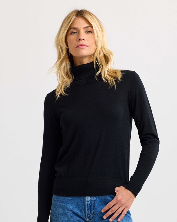 Worsted Cashmere Turtleneck