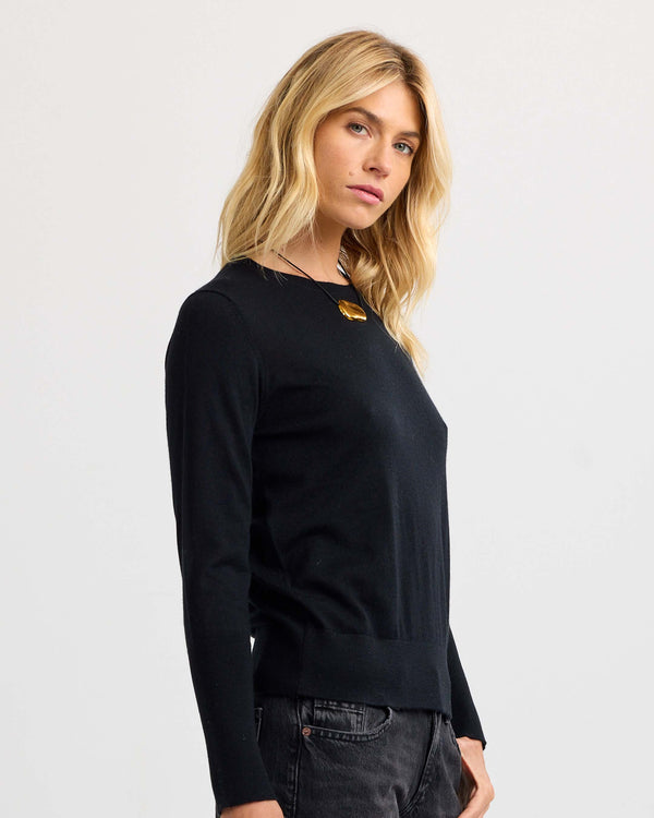 Worsted Cashmere Long Sleeve Tee