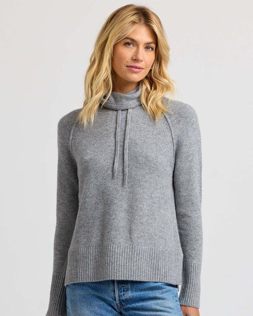 Cashmere Drawstring Funnel