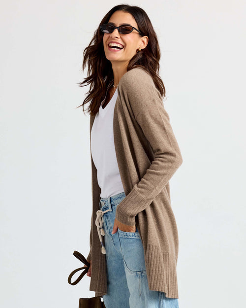 Long Cashmere Cardigan