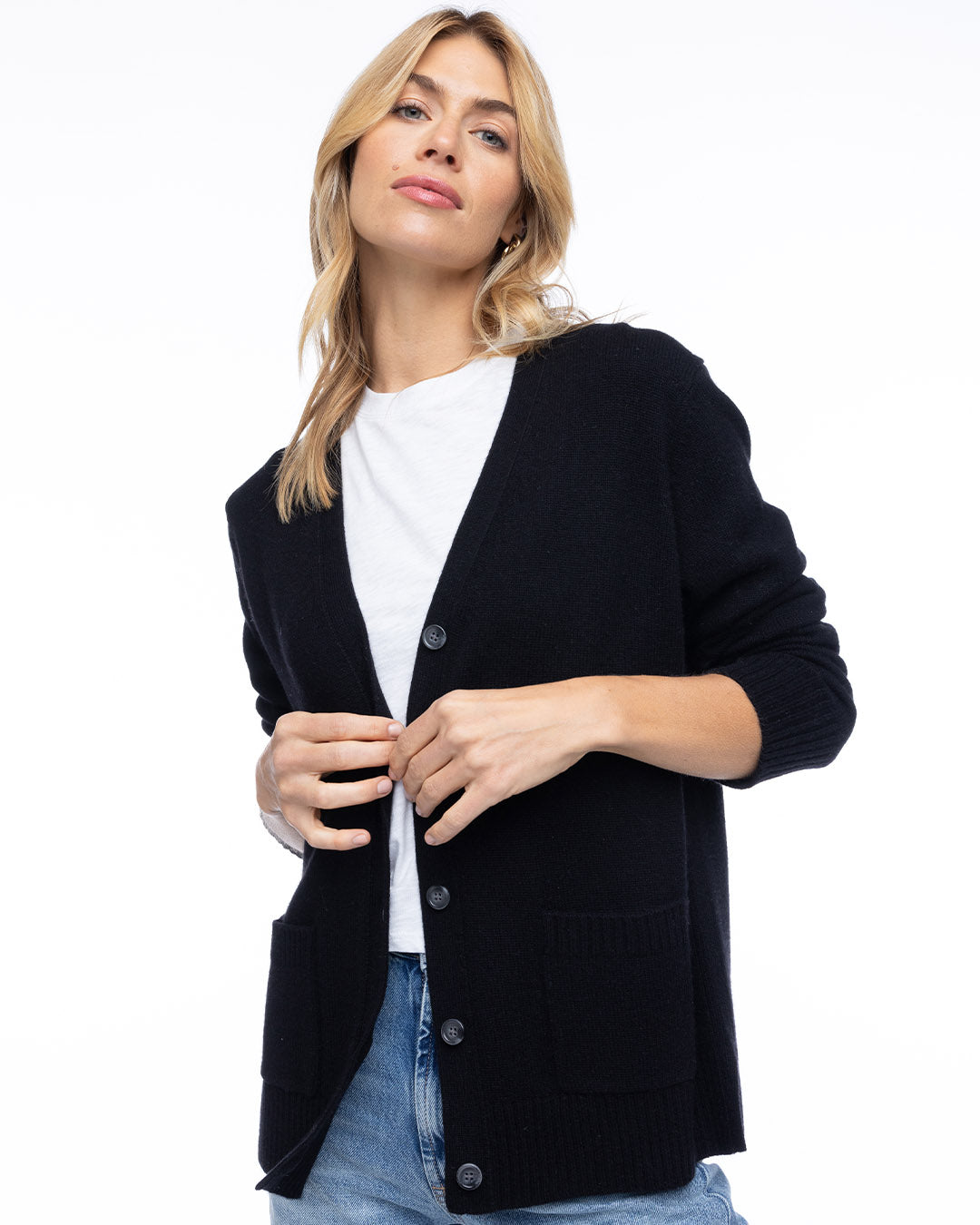 Cashmere Boyfriend Cardigan