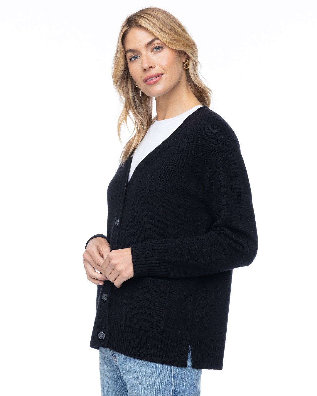 Cashmere Boyfriend Cardigan