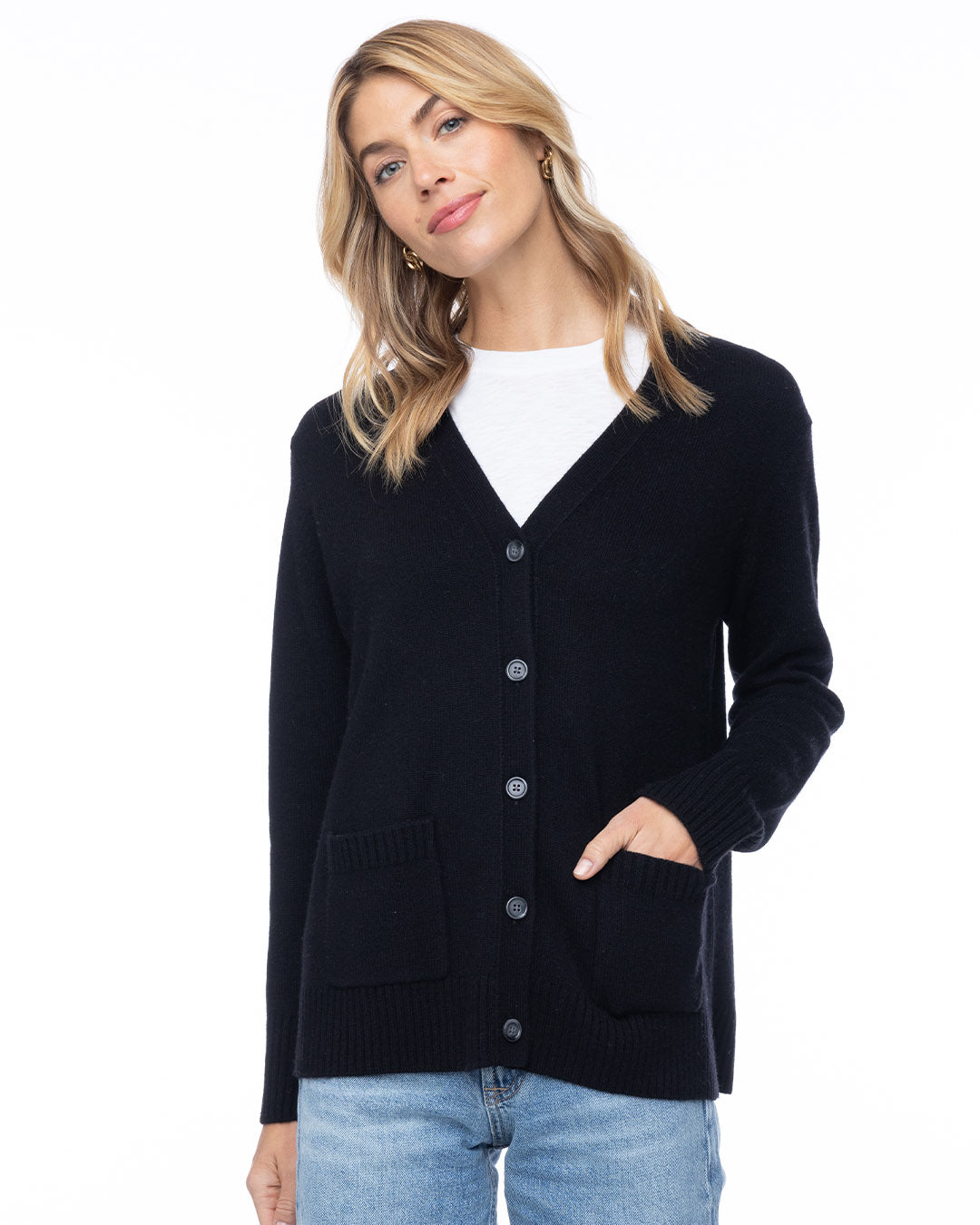 Cashmere Boyfriend Cardigan