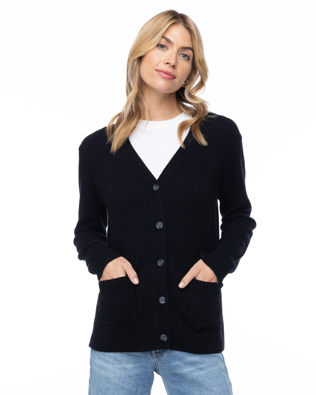 Cashmere Boyfriend Cardigan