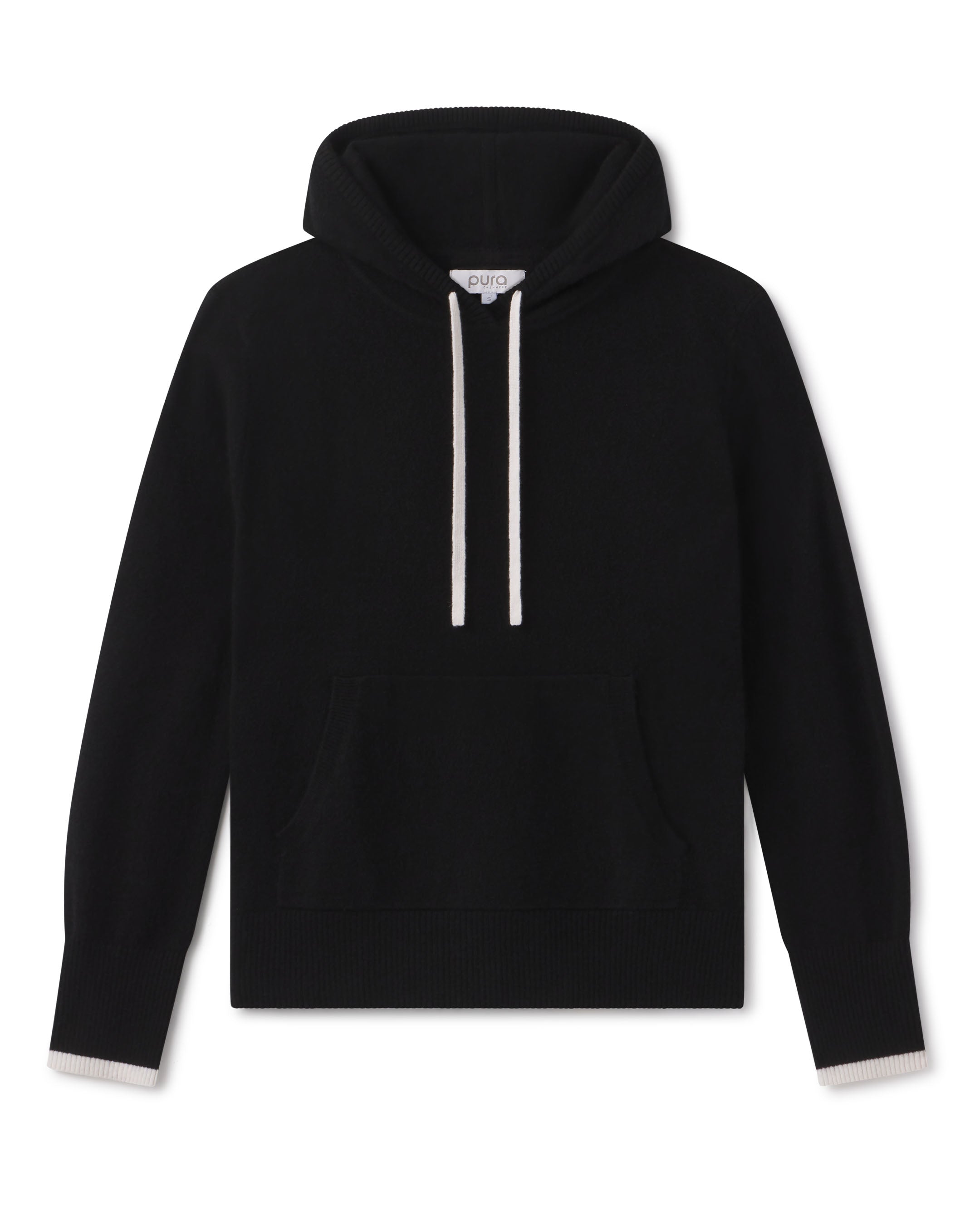 Cashmere Contrast Hoodie