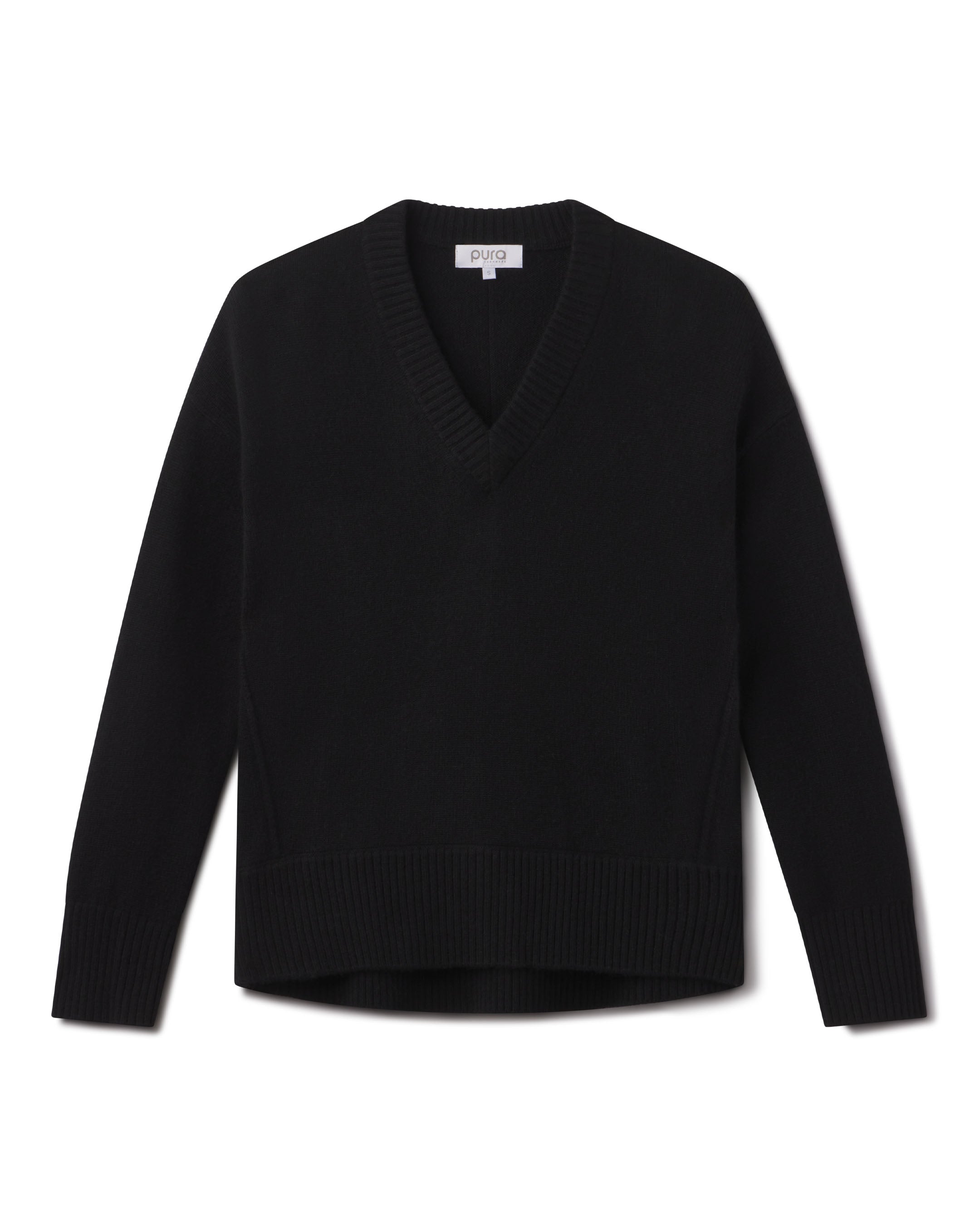 Cashmere Forward Seam V-Neck