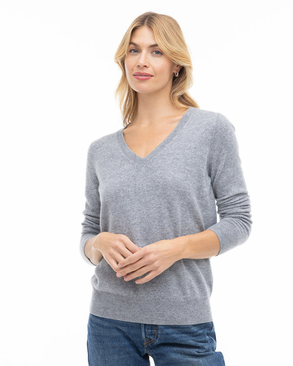 Essential Cashmere V-Neck | Pura Cashmere
