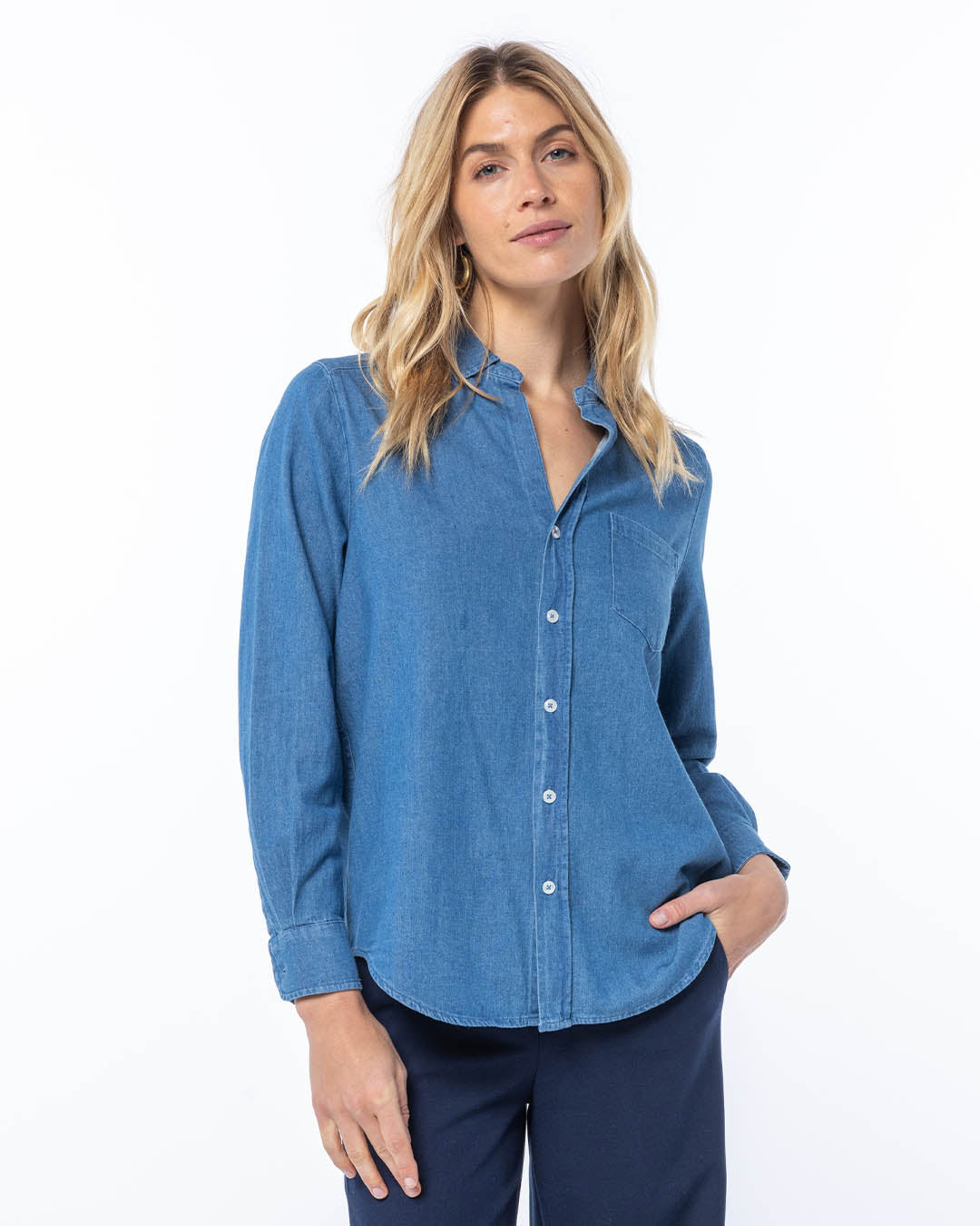 Classic Denim Button Up
