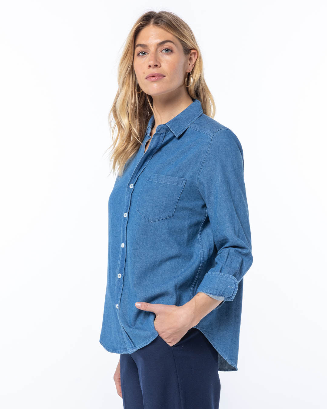 Classic Denim Button Up