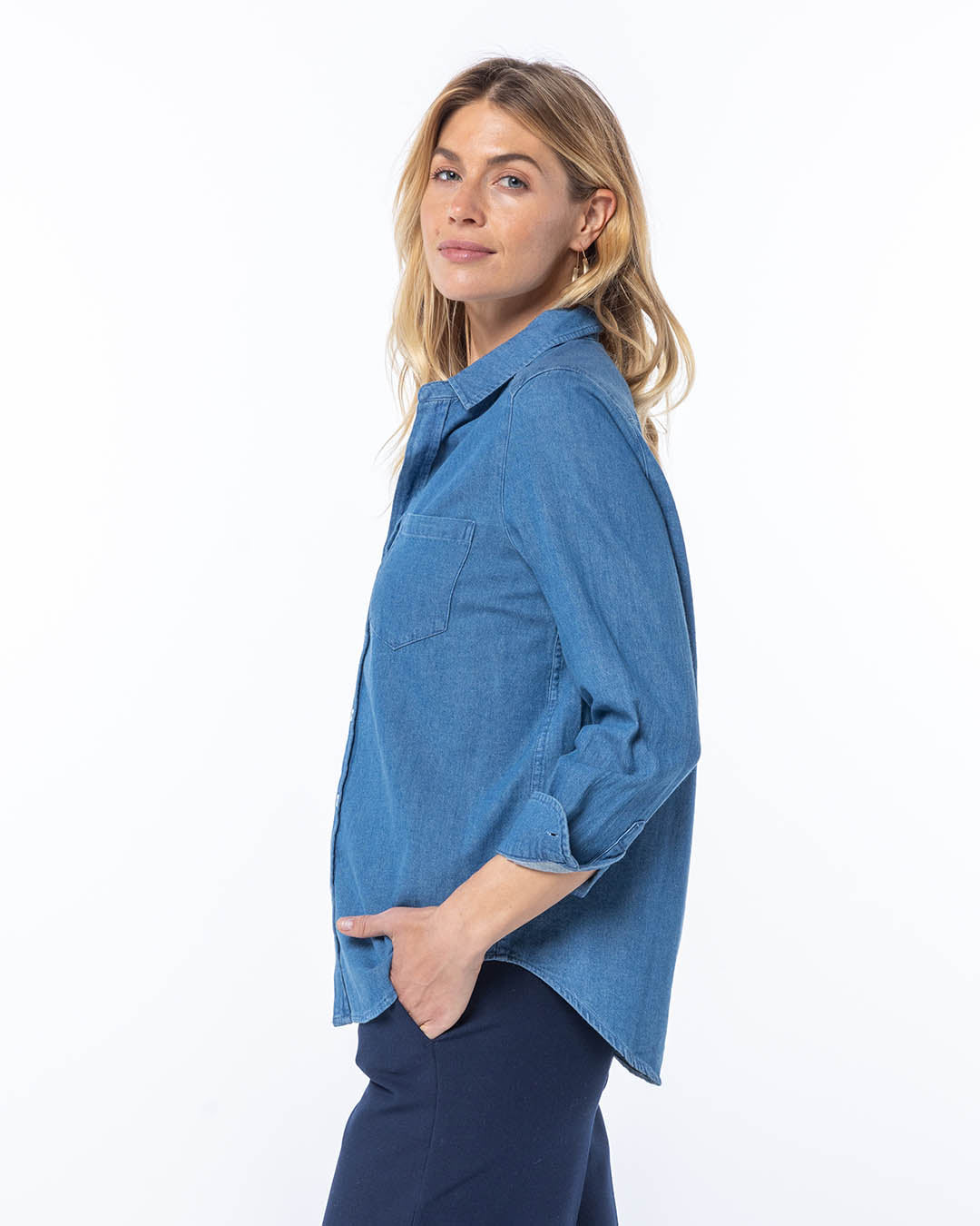 Classic Denim Button Up