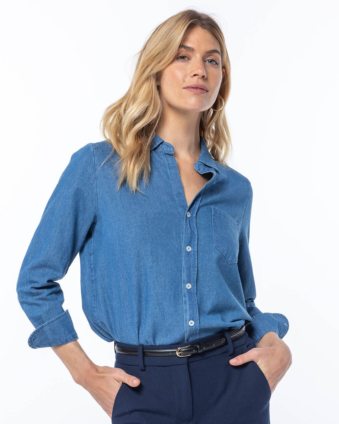 Classic Denim Button Up