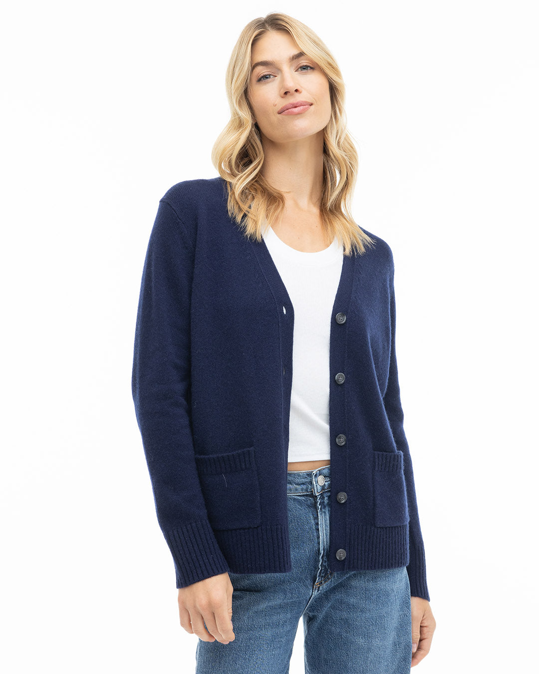 Cashmere Boyfriend Cardigan