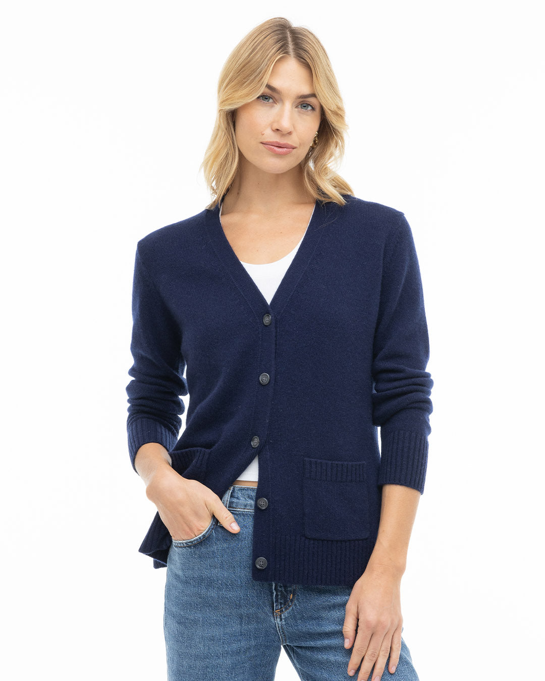 Cashmere Boyfriend Cardigan