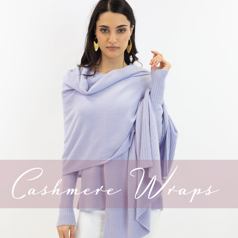 Learn How to Wear a Cashmere Wrap