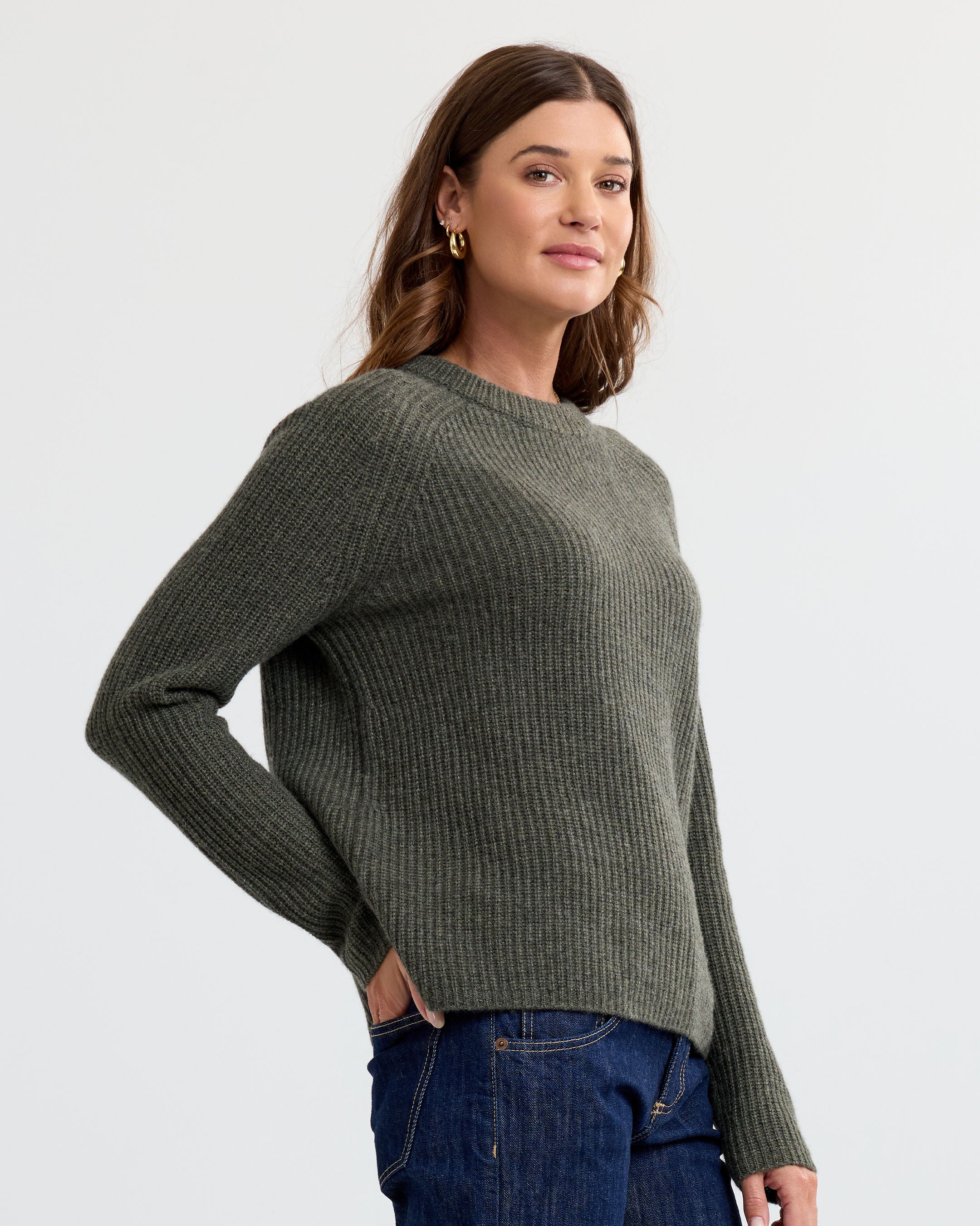 Cashmere Fisherman Crew