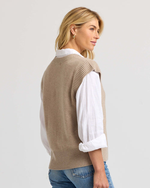 Cashmere V-Neck Vest
