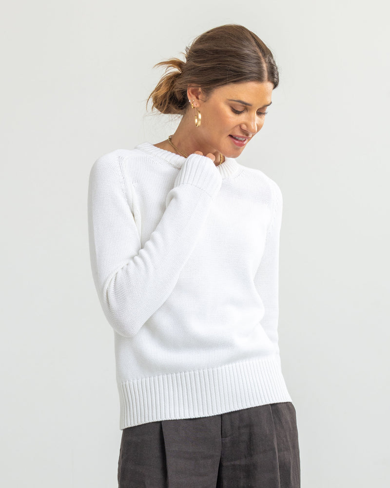 Cotton Silk Crew