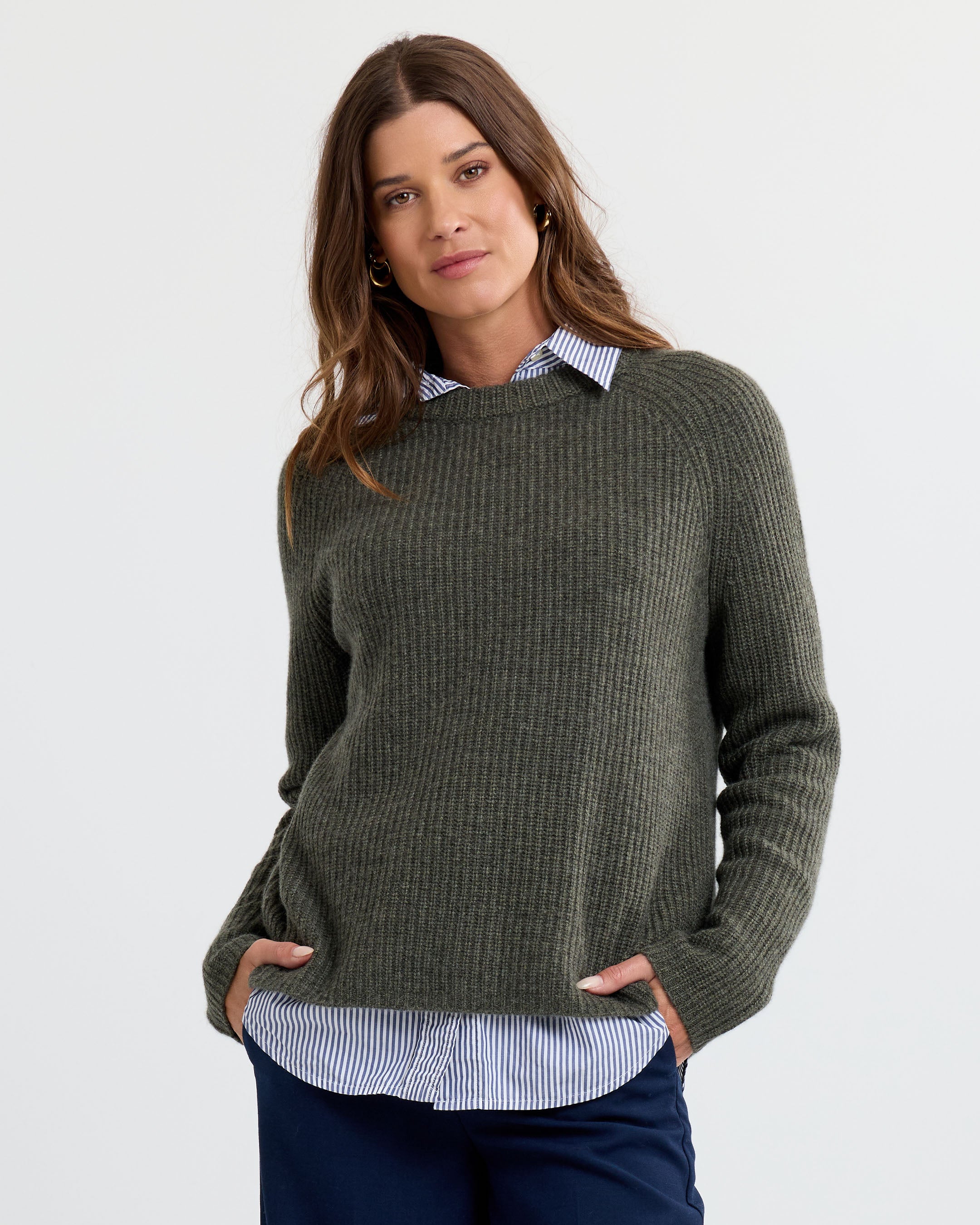 Cashmere Fisherman Crew