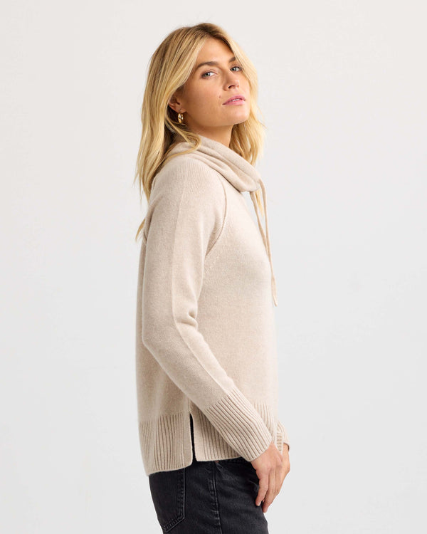 Cashmere Drawstring Funnel