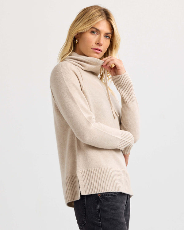 Cashmere Drawstring Funnel