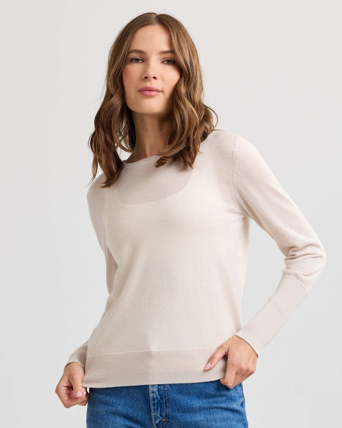 Worsted Cashmere Long Sleeve Tee