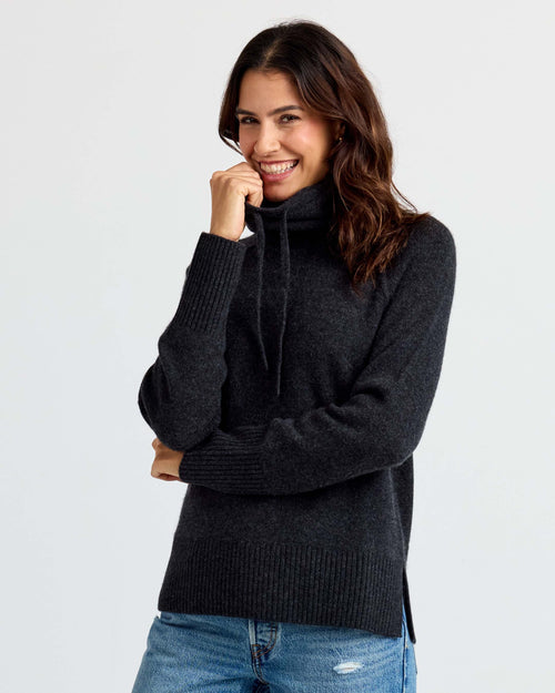 Cashmere Drawstring Funnel