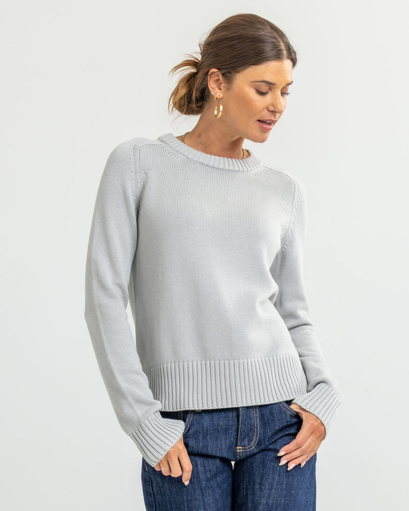 Cotton Silk Crew