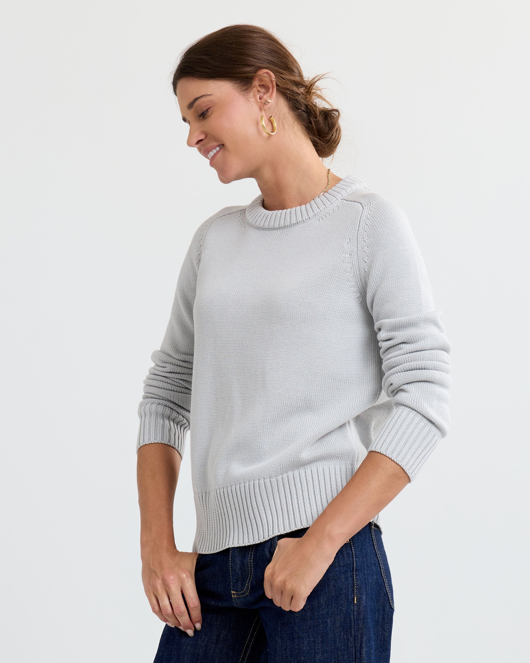 Cotton Silk Crew