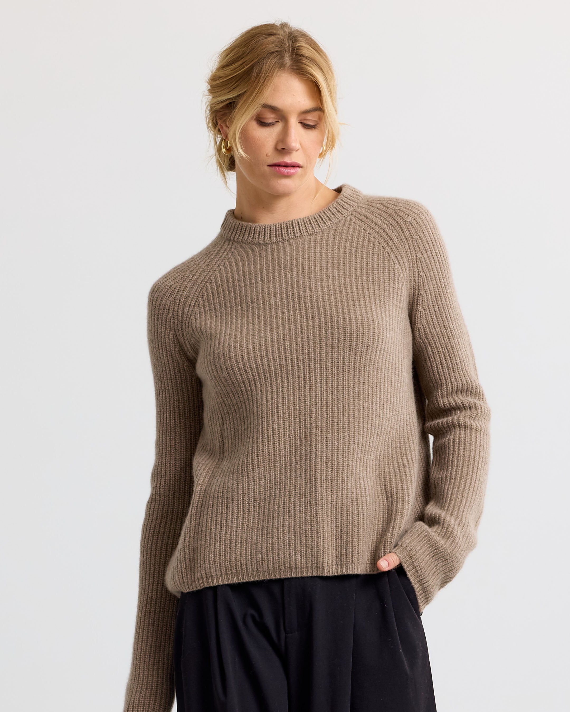 Cashmere Fisherman Crew