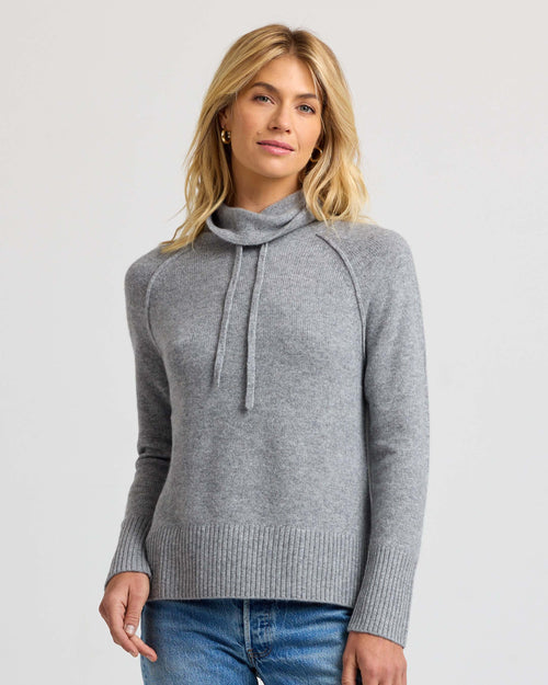 Cashmere Drawstring Funnel