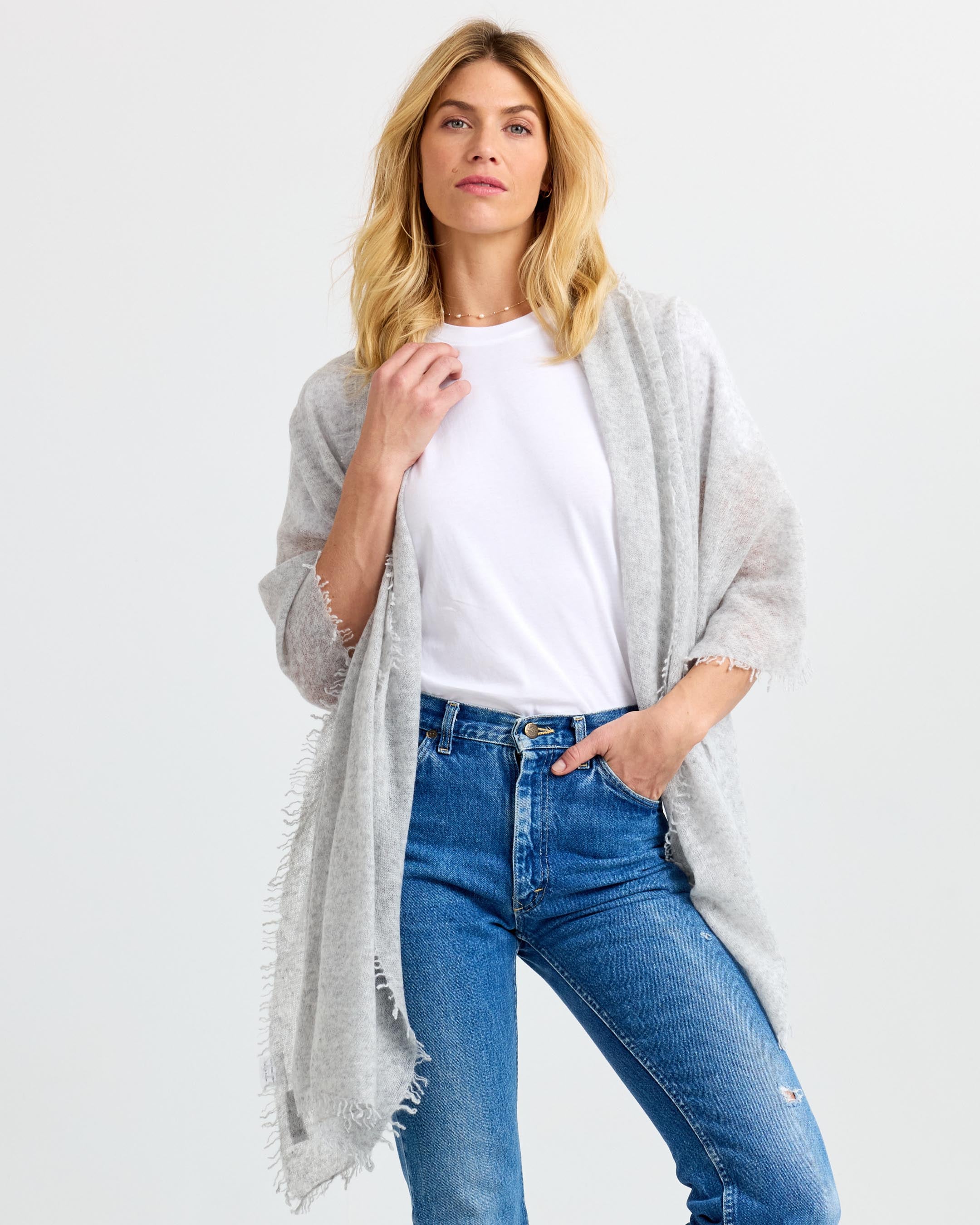 Felted Cashmere Scarf