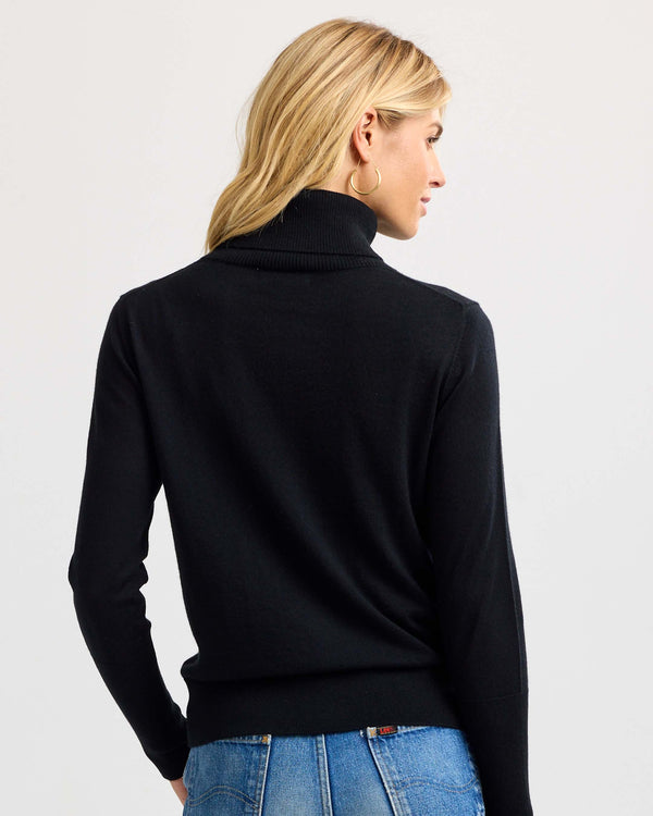 Worsted Cashmere Turtleneck