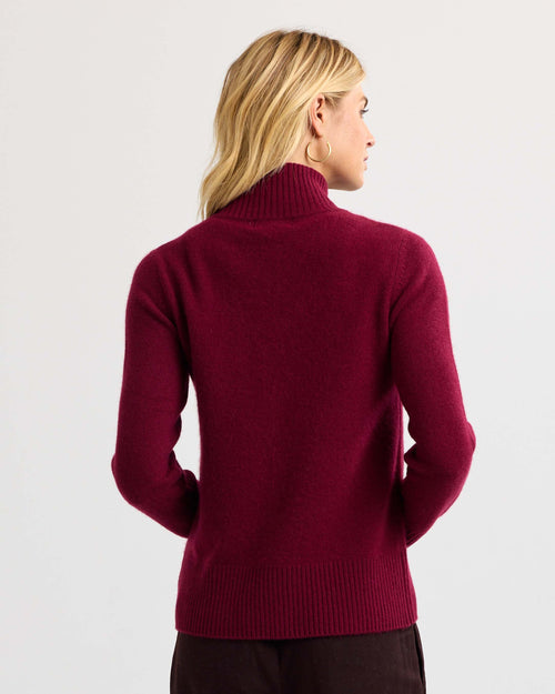 Cashmere Stand Collar Cardigan