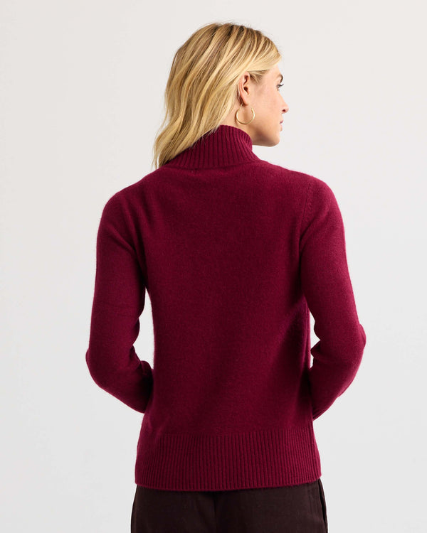 Cashmere Stand Collar Cardigan