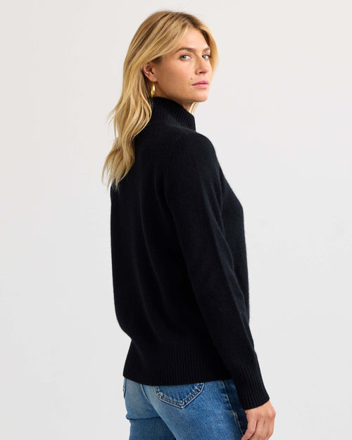 Cashmere Stand Collar Cardigan