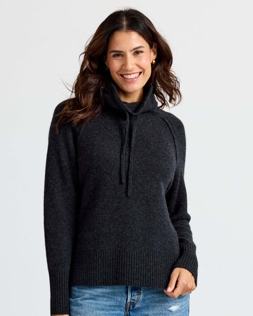 Cashmere Drawstring Funnel