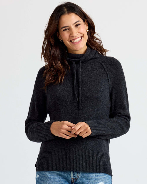 Cashmere Drawstring Funnel