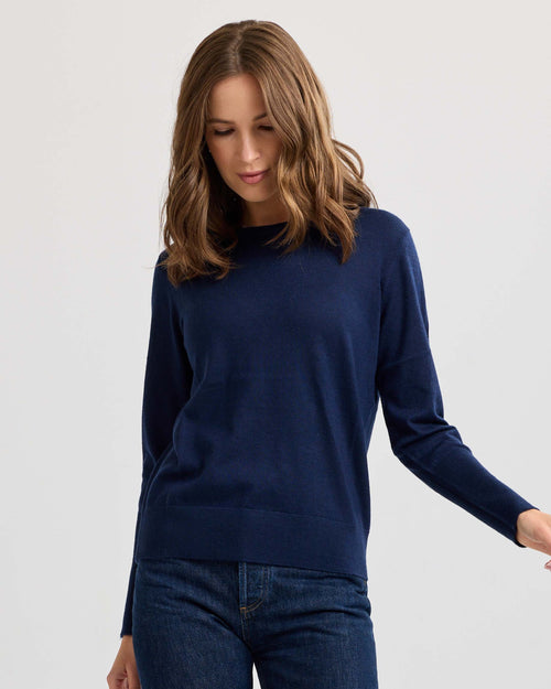 Worsted Cashmere Long Sleeve Tee