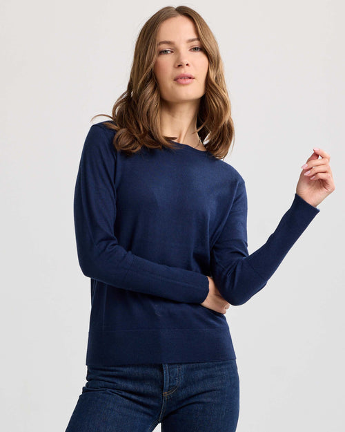 Worsted Cashmere Long Sleeve Tee