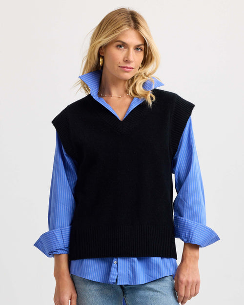 Cashmere V-Neck Vest
